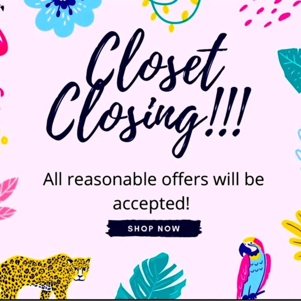Closet closing 40% off OBO
